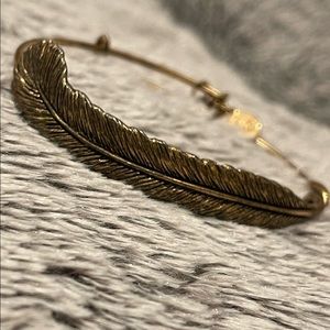Alex and Ani feather bangle
